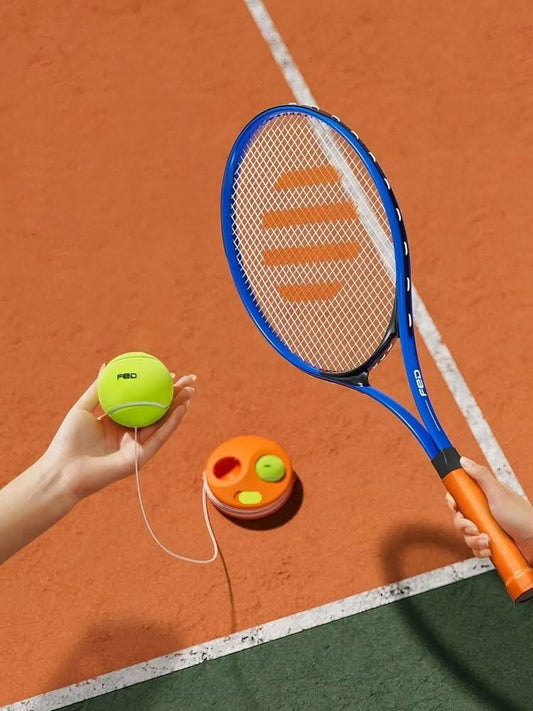 FED Tennis racket casual style exercise comfortable handle tennis racket lightweight pre-installed cable