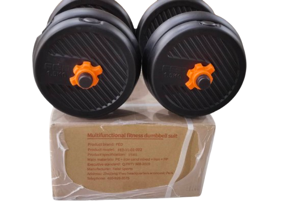FED Weighted Eco-Friendly Dumbbells: Suitable for Strength Training in Home, Office, and Gym Settings