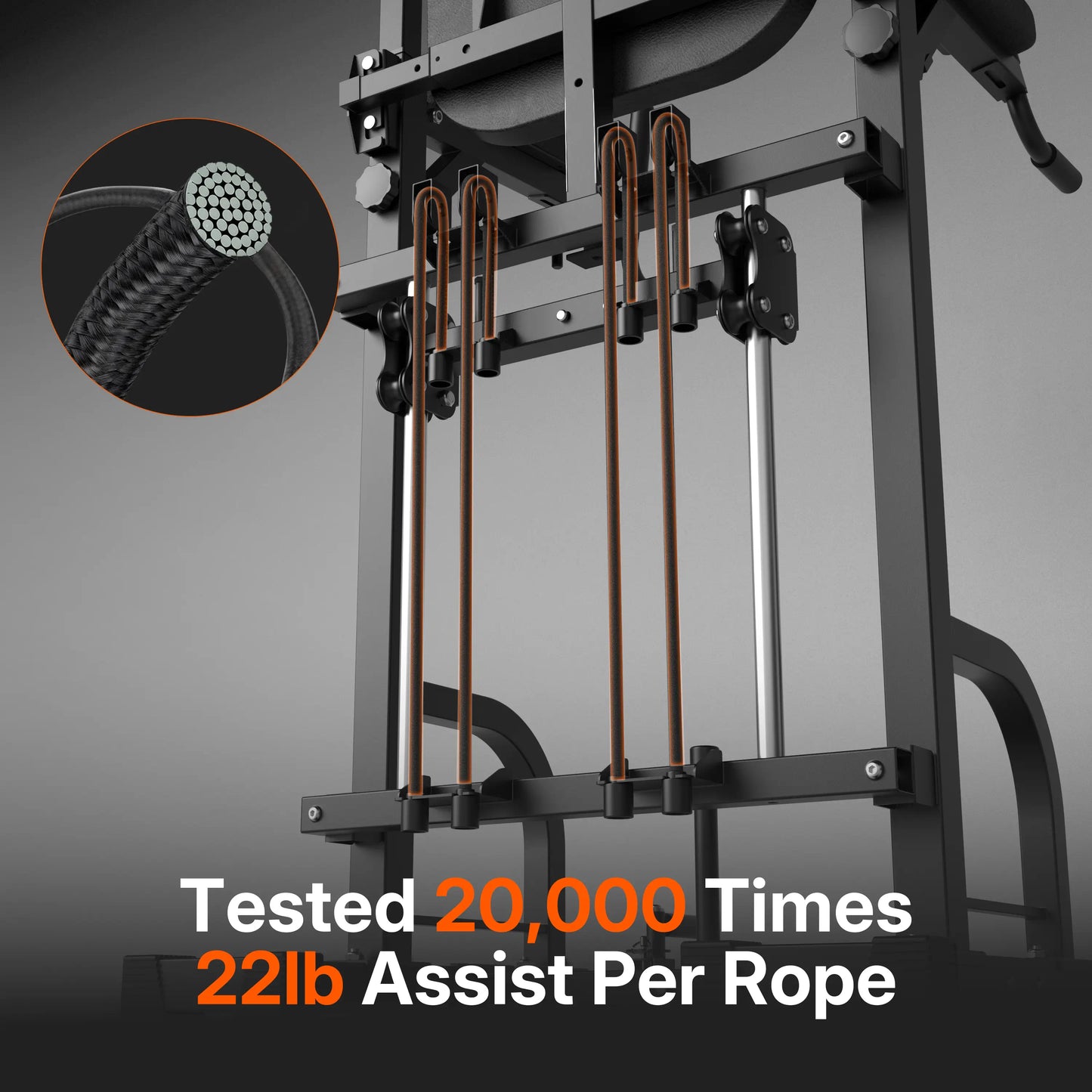 SPORTSROYALS Eagle Select Pull-up Power Tower with Assistance Bands