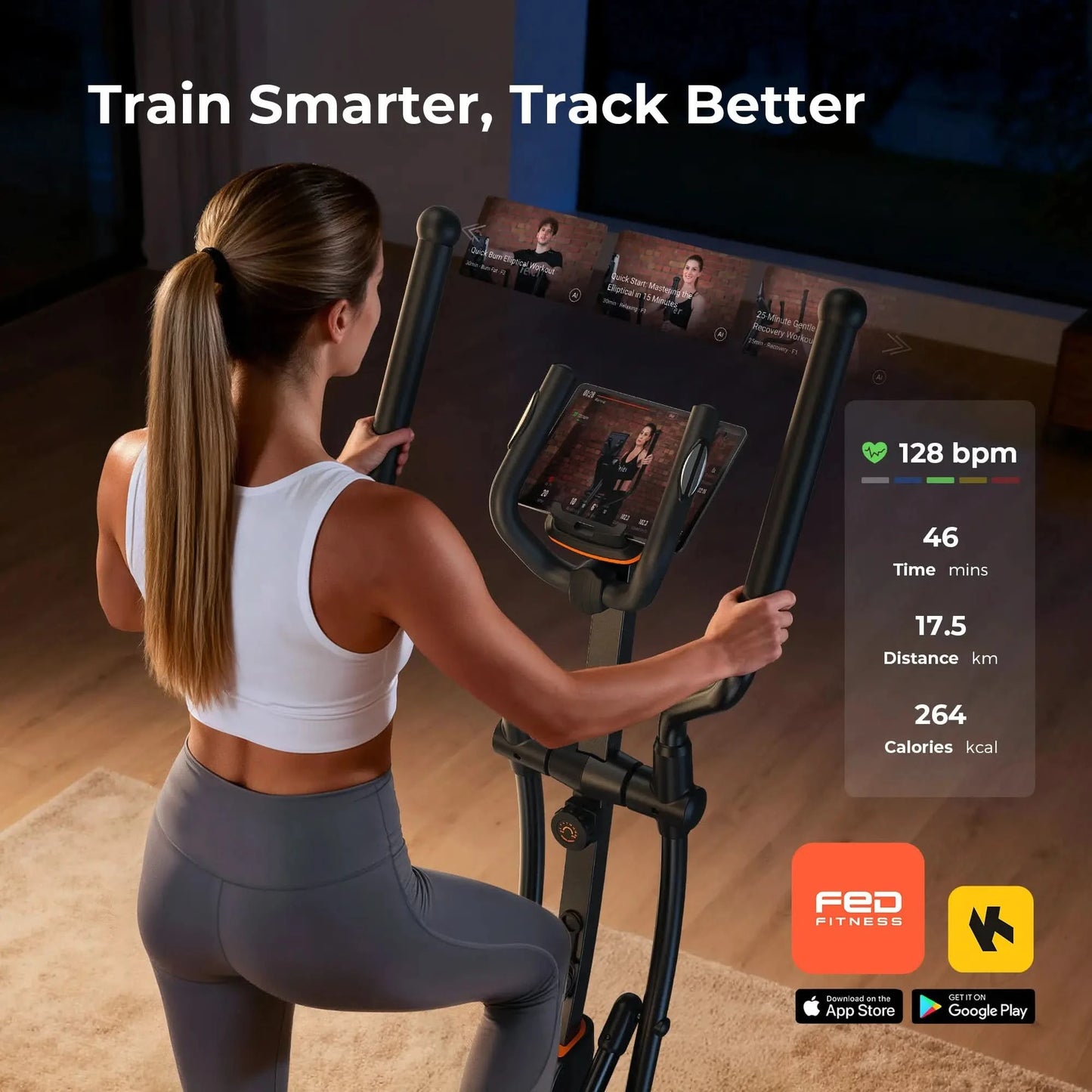 Yosuda EM1 Long-Stride Magnetic Elliptical Machine