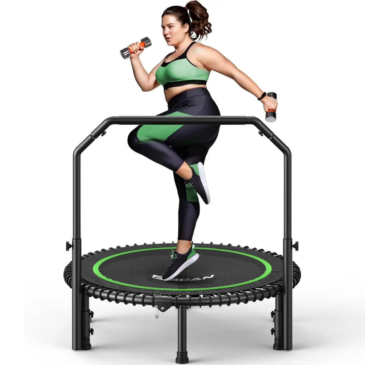 Bcan 40" Foldable Mini Trampoline
