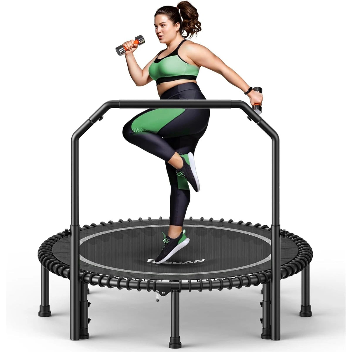 Bcan 48" Foldable Adult Mini Trampoline