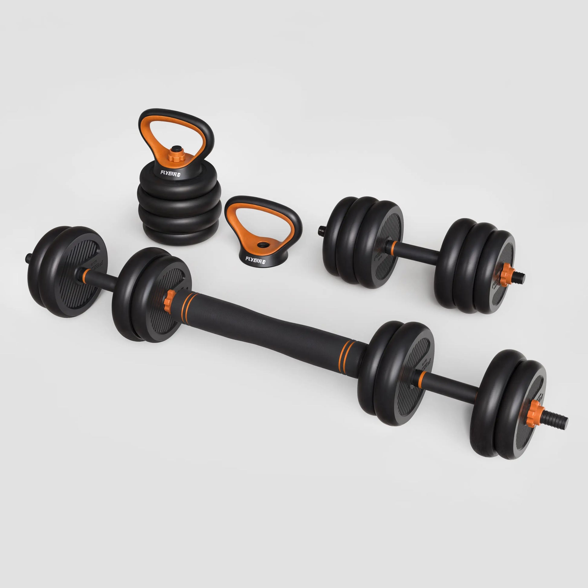 FLYBIRD 4 in 1 Dumbbell Kettlebell Weight Set