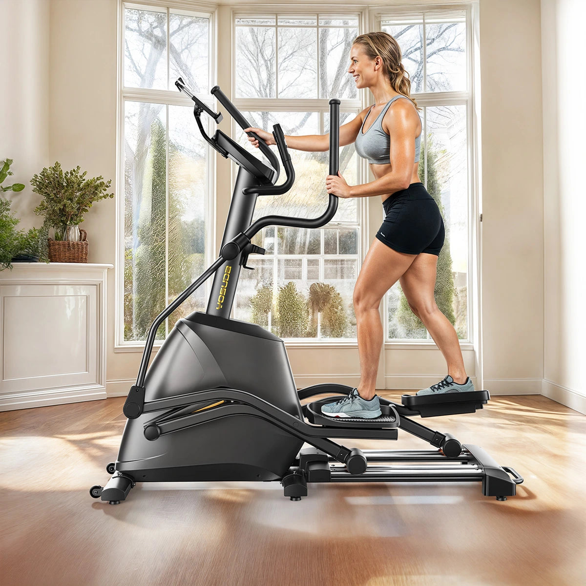 YOSUDA Glide Pro Electromagnetic Elliptical Machine