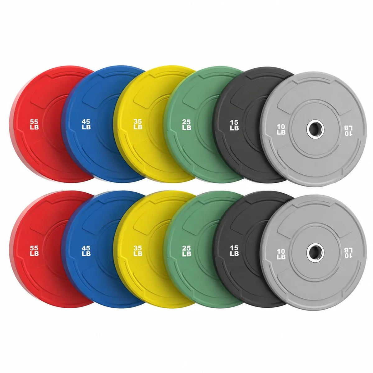 FED Fitness Sportsroyal Series 2-Inch Olympic Bumper Plates