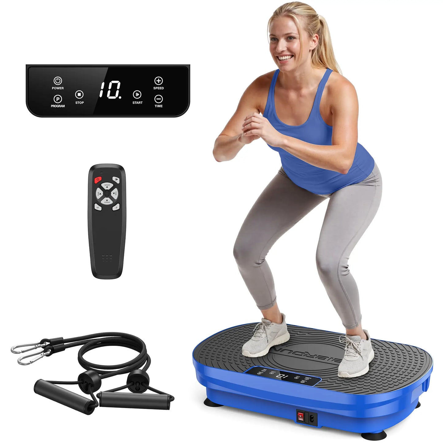 FEIERDUN Power Vibration Plate BLUE-main picture1
