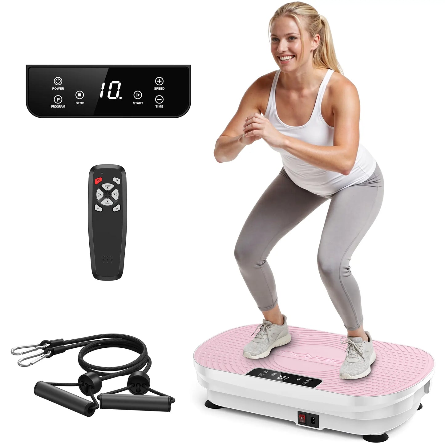 FEIERDUN Power Vibration Plate PINK-main picture1
