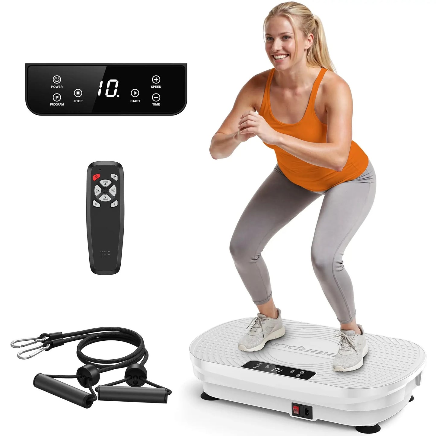 FEIERDUN Power Vibration Plate WHITE-main picture1