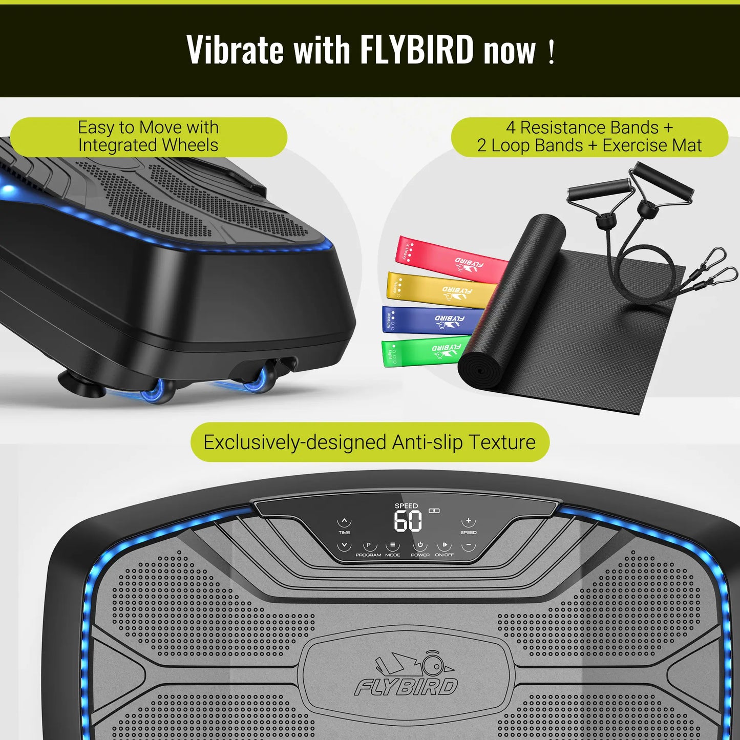 Flybird 4D Triple Motors Vibration Plate