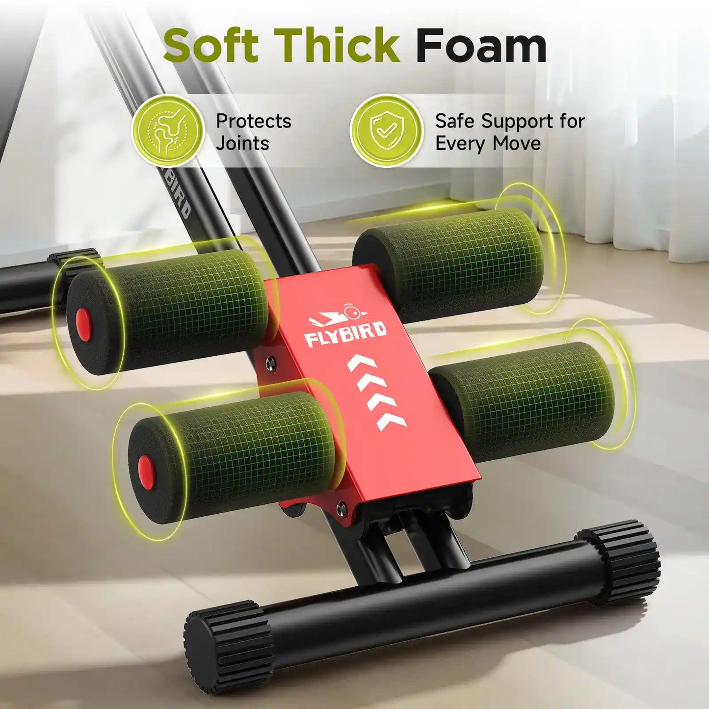 softt thick foam with protects joints