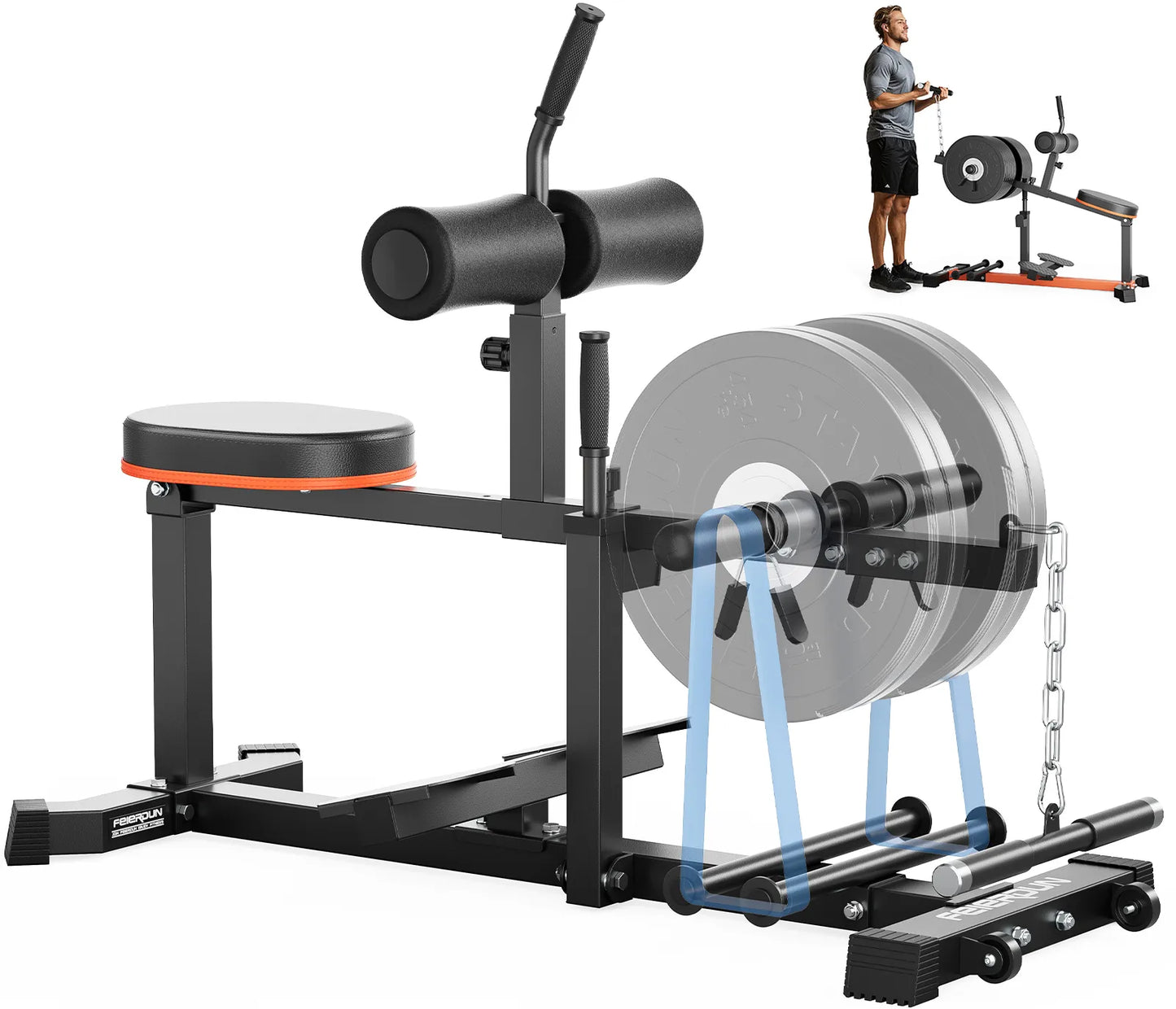 Feierdun Adjustable Seated Calf Raise Machine