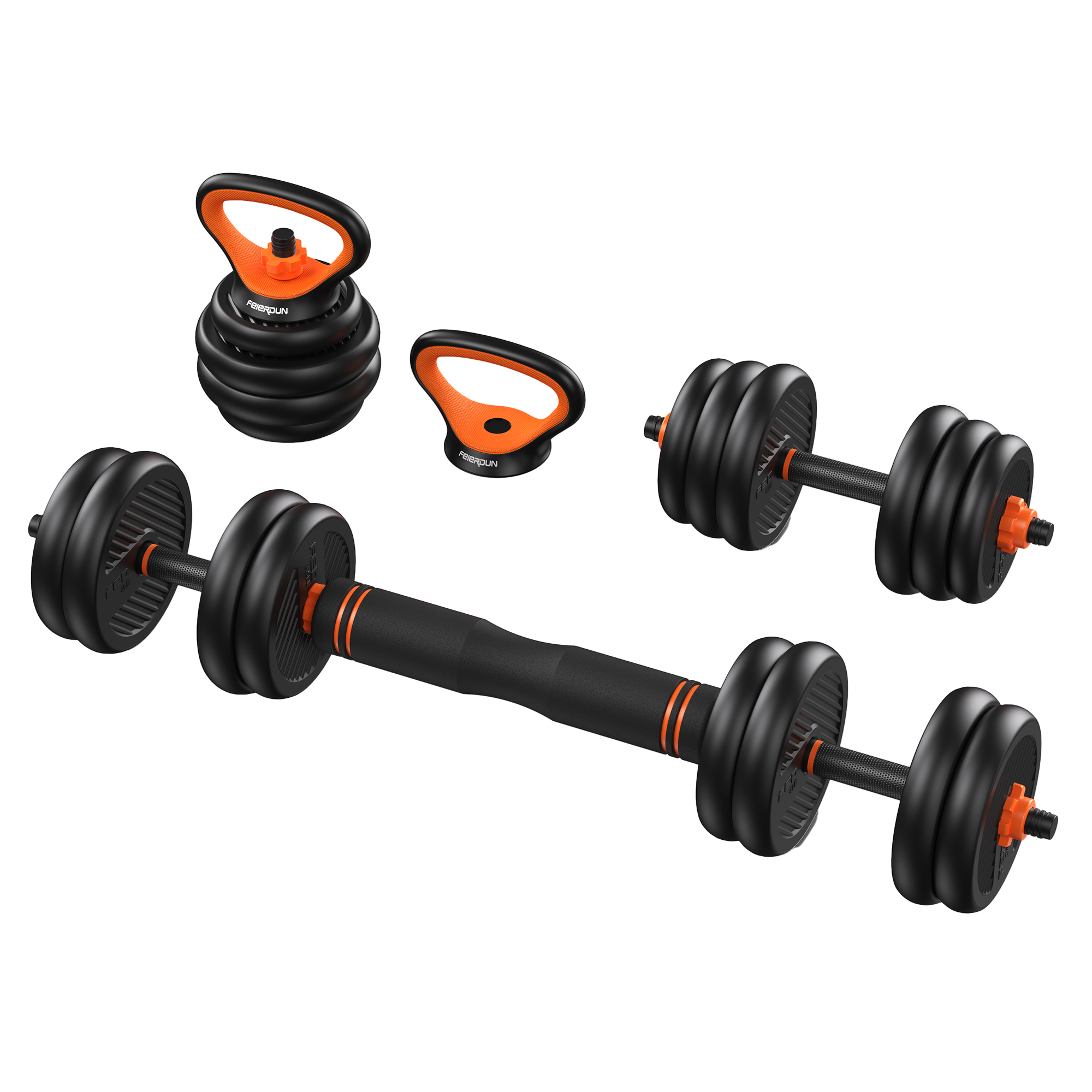 FEIERDUN DS2 5 In 1 Adjustable Eco-Friendly Dumbbell Set – FED Fitness
