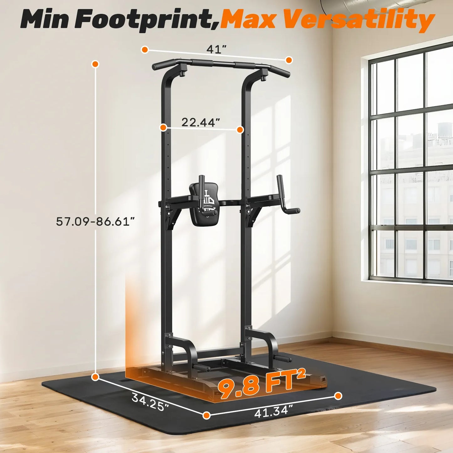 Sportsroyals Power Tower Pull Up Bar Station