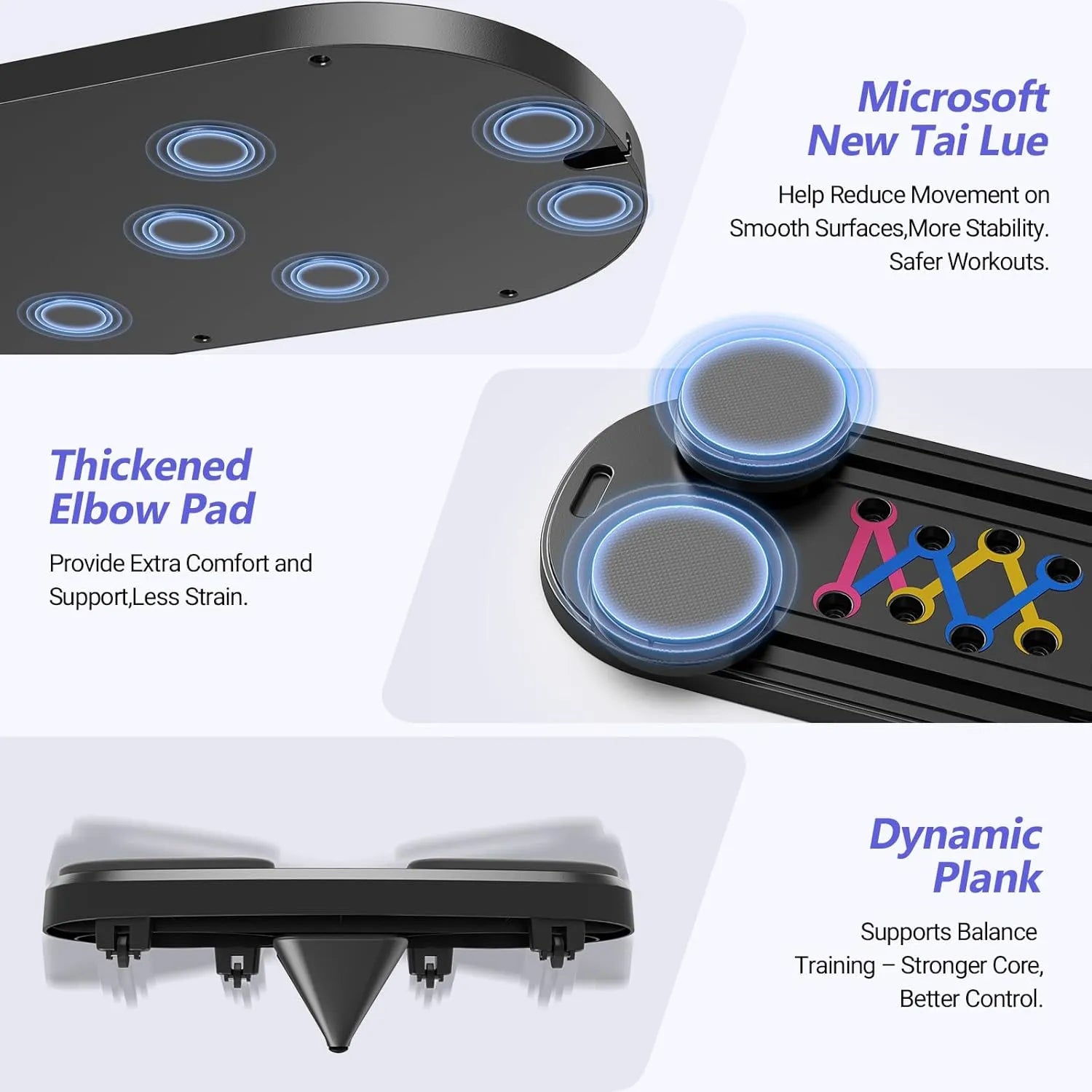 Microsoft New Tai Lue product with features highlighted on a white background
