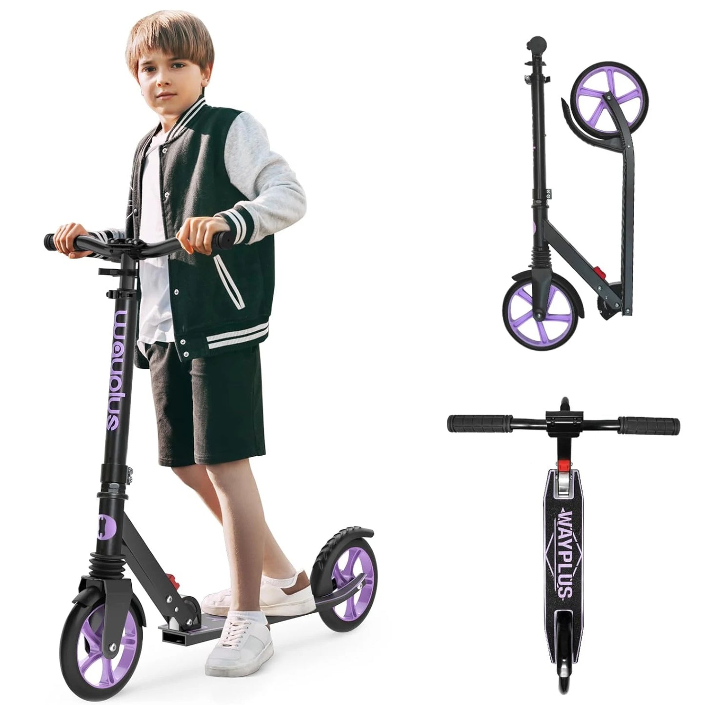 Wayplus Adjustable Foldable Kick Scooter