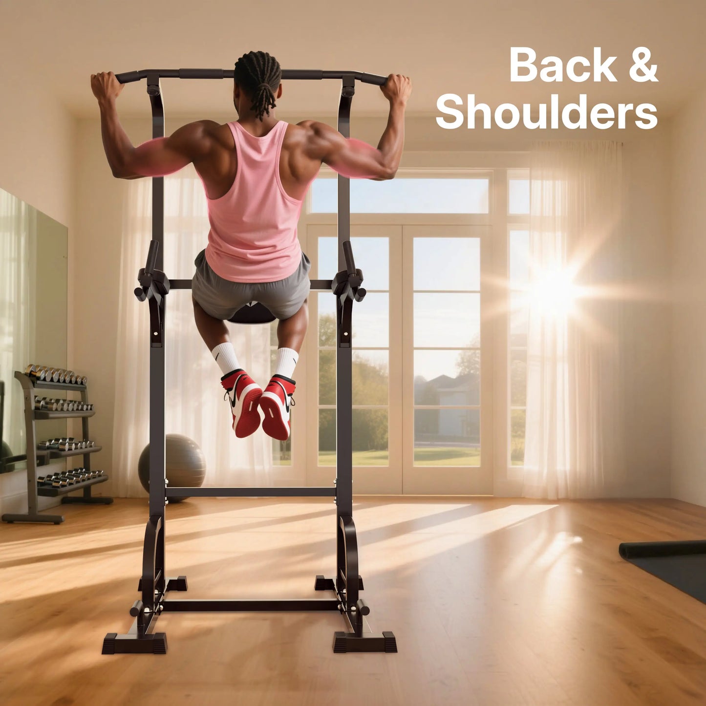 SPORTSROYALS Eagle Multi-function Pull-up Power Tower