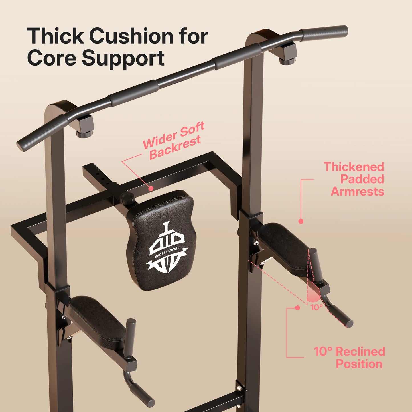 SPORTSROYALS Eagle Multi-function Pull-up Power Tower