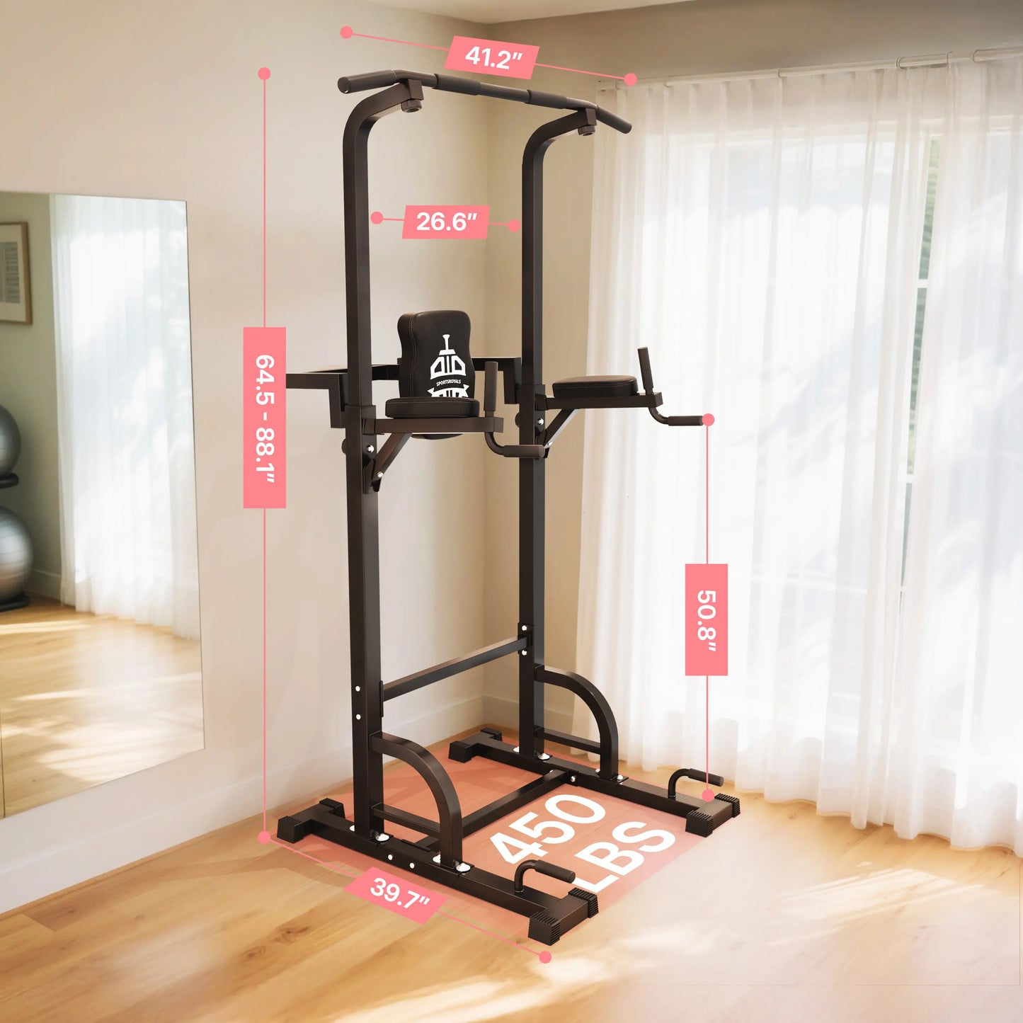SPORTSROYALS Eagle Multi-function Pull-up Power Tower