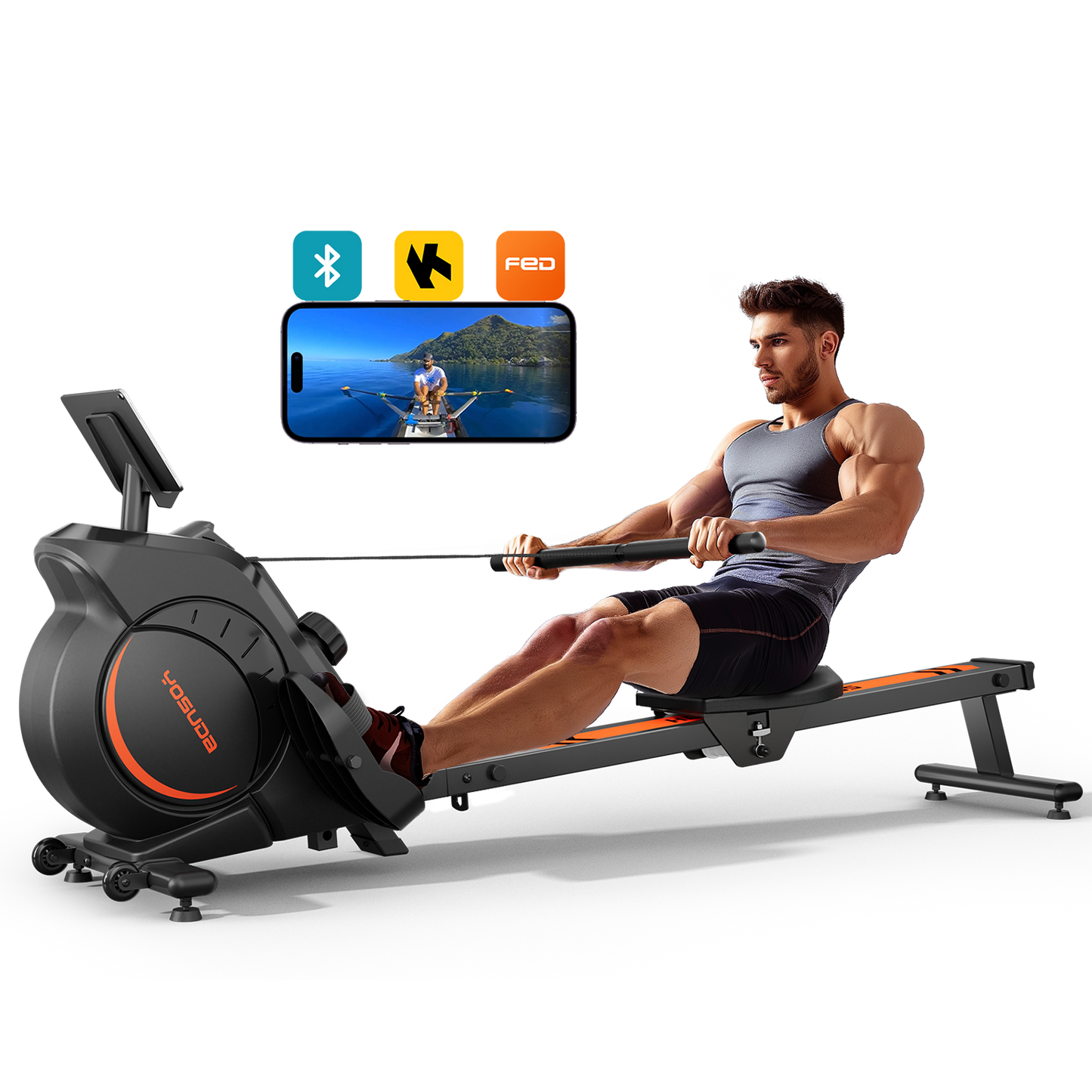 Yosuda Magnetic Pro Rowing Machine