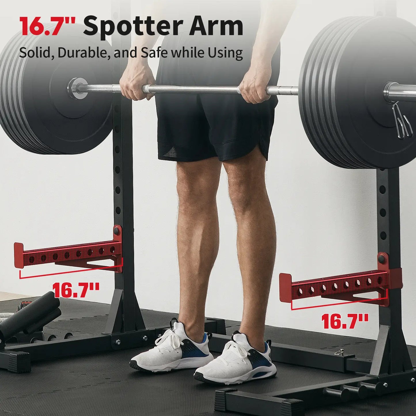 Flybird Squat Rack with Pull-Up Bar