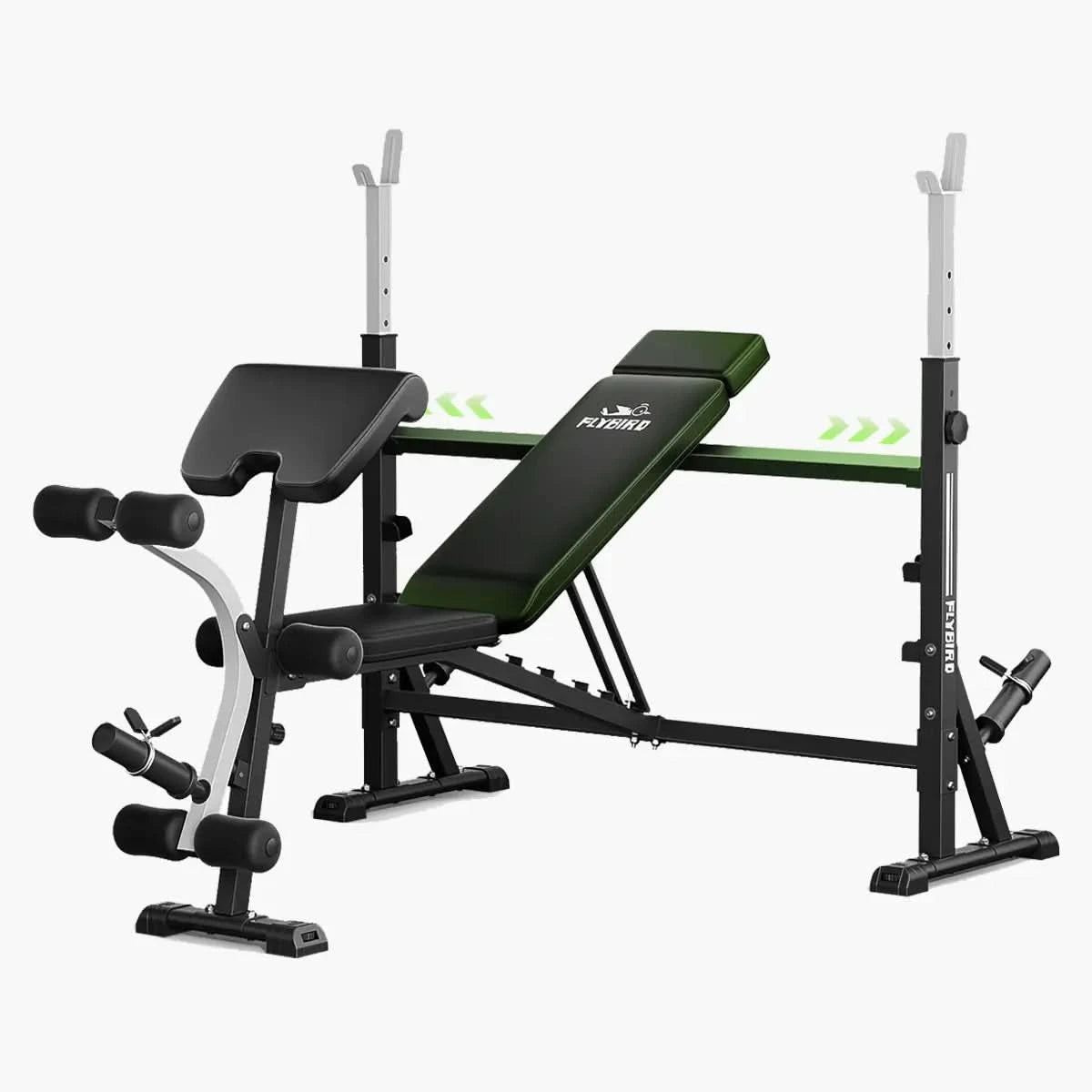 flybird olympic weight bench 47inch - width bench press grip