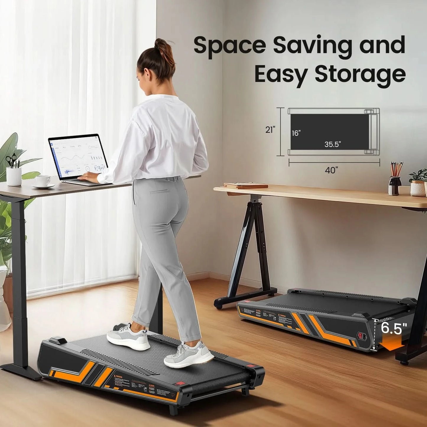 Repower WP1 Portable Space-Saving Walking Pad