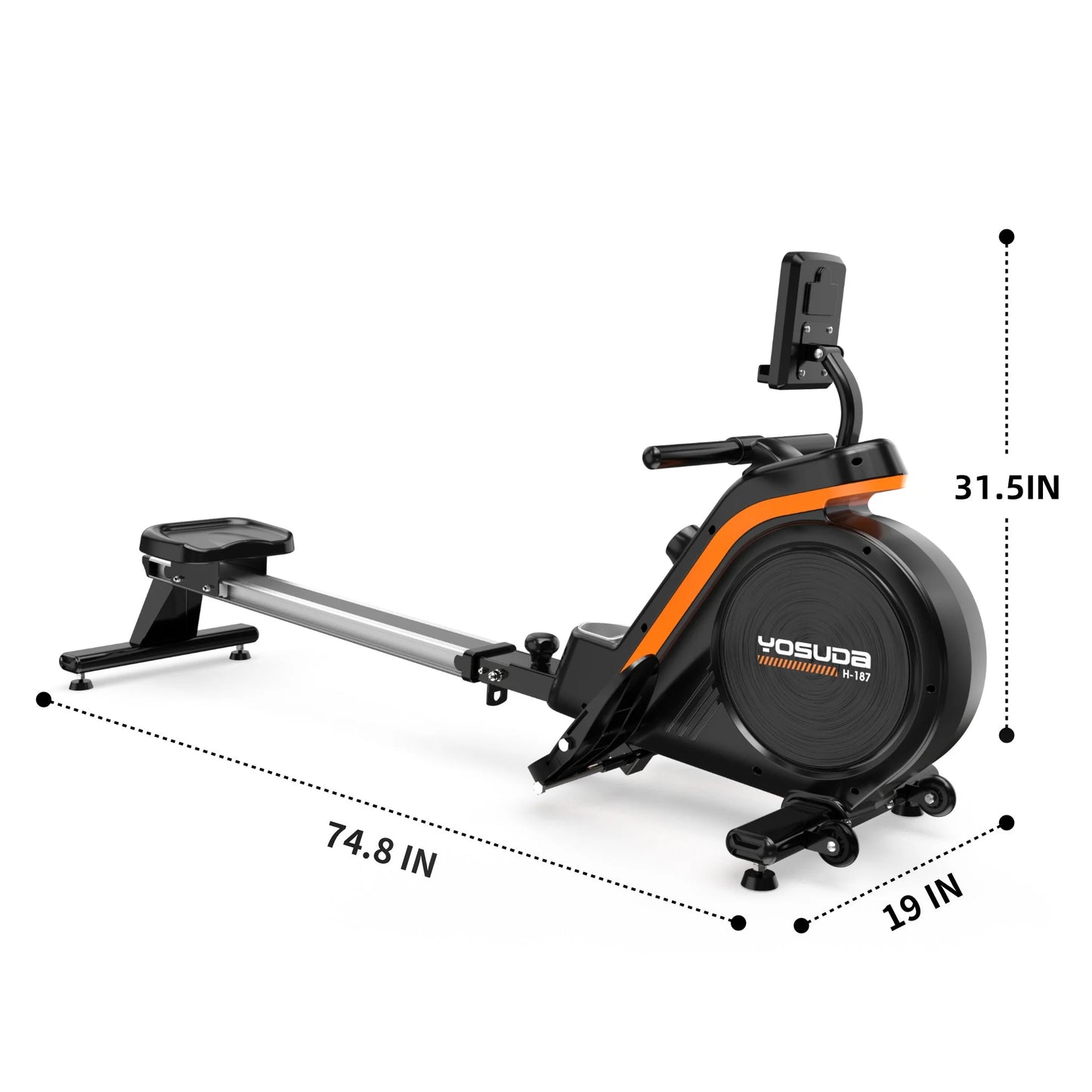 YOSUDA Pro Max Magnetic Foldable Rowing Machine