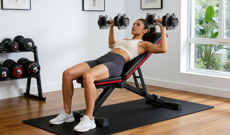 Incline dumbbell bench press