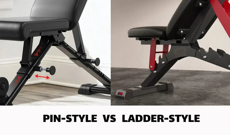 Ladder-style vs Pin-style Weight Benches