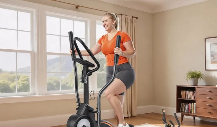 Space-Saving Elliptical Stair Climber