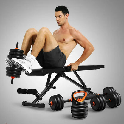 FLYBIRD 4 in 1 Dumbbell Kettlebell Weight Set