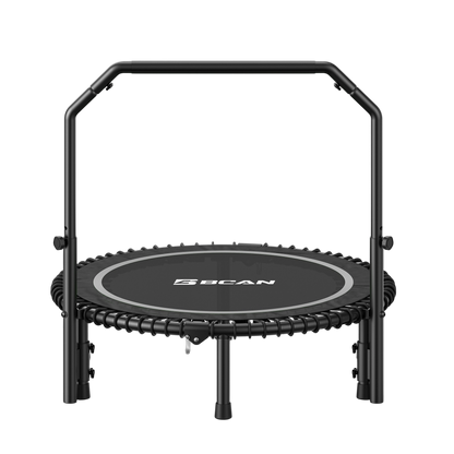 Black rebounder with 'BCAN' branding on a white background