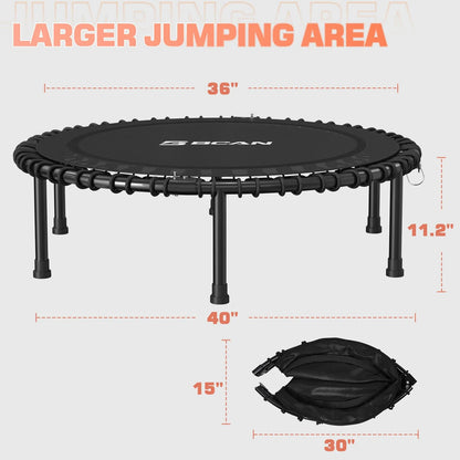 Bcan 40" Foldable Mini Trampoline