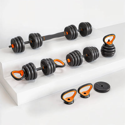 Lynx 5 in 1 Adjustable Dumbbell Set