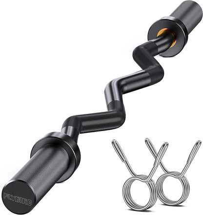 Flybird Olympic EZ Curl Bar 47"