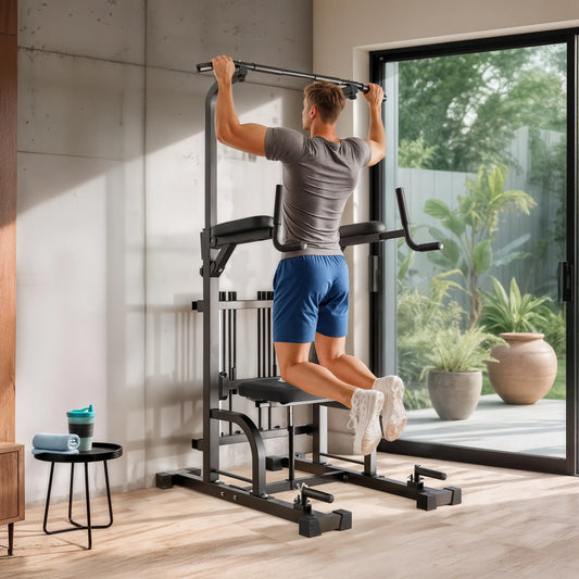 SPORTSROYALS Eagle Select Pull-up Power Tower with Assistance Bands