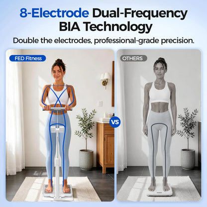 8-Electrode Body Fat Scale for Greater Accuracy