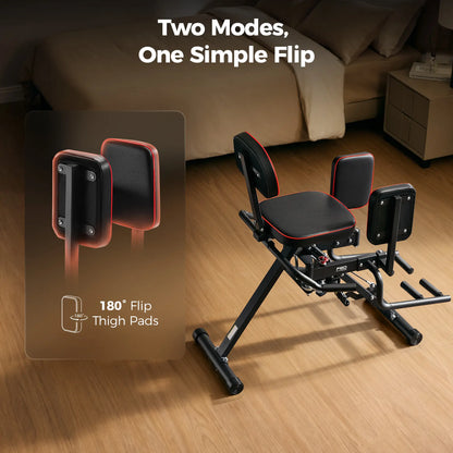 FED Fitness Flybird Series HA1 2-in-1 Hip Abductor and Adductor Machine has a 180° flip, which allows you to change your training modes easily.