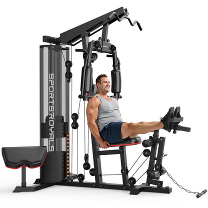 FED Fitness Sportsroyals Series MW1 Weight-Stack Multi-Functional Home Gym Station