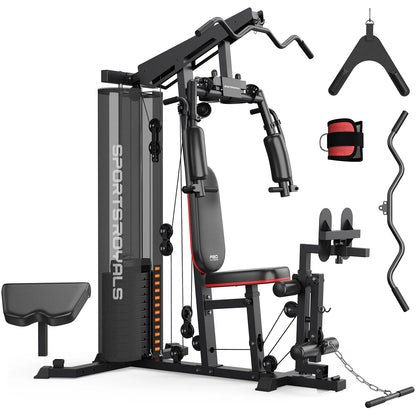 FED Fitness Sportsroyals Series MW1 Weight-Stack Multi-Functional Home Gym Station