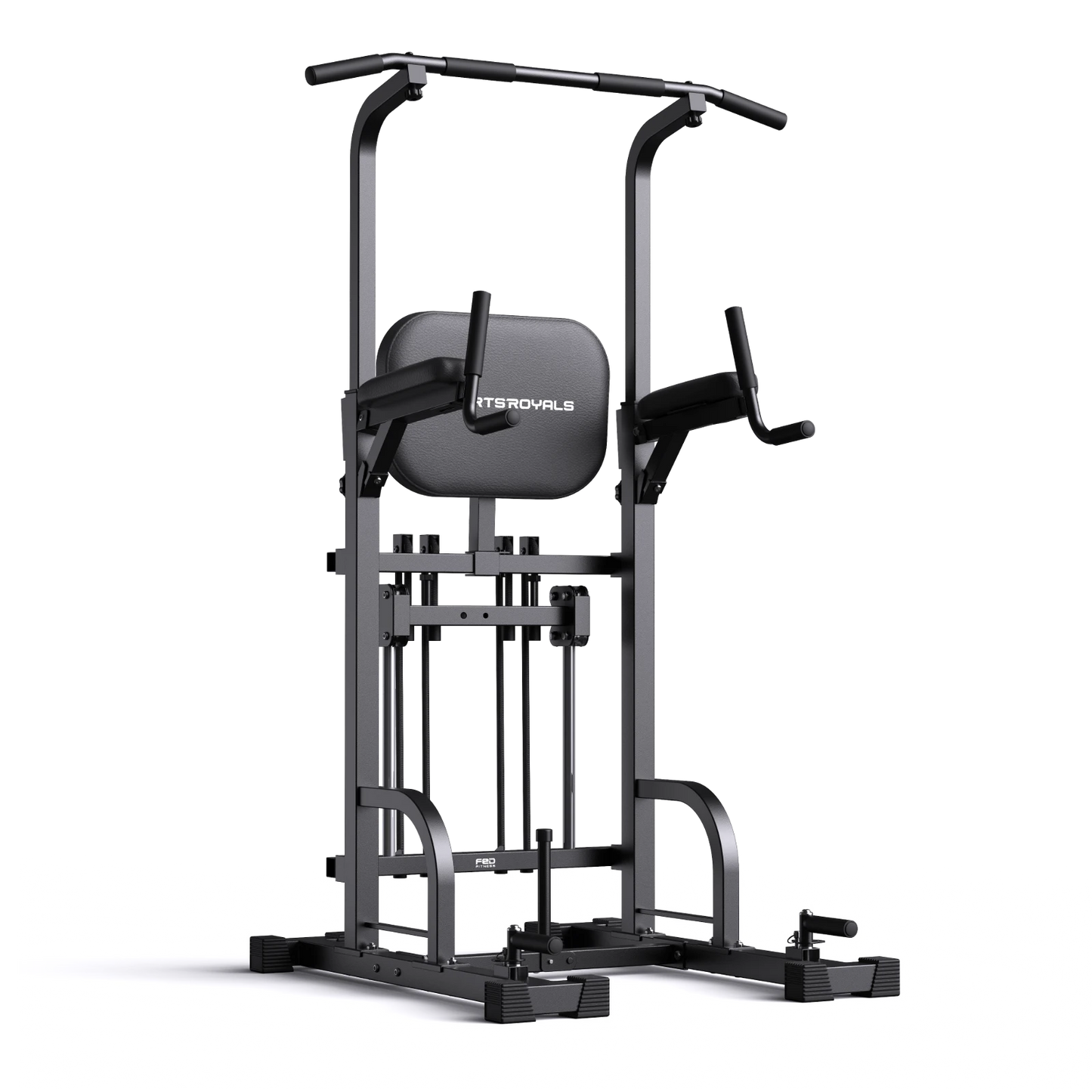 FED Fitness PT4 Sportsroyals Select Pull up Power Tower with Assistance Bands
