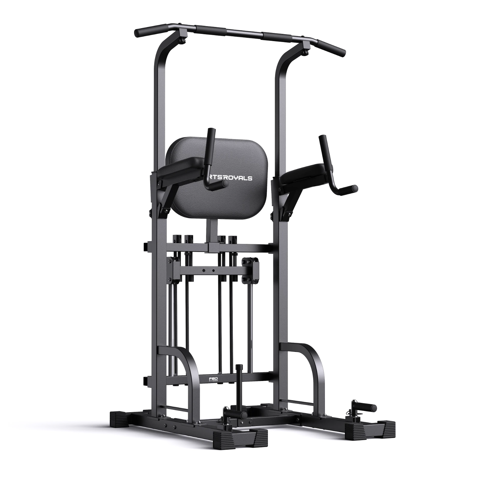 FED Fitness PT4 Sportsroyals Select Pull up Power Tower with Assistance Bands