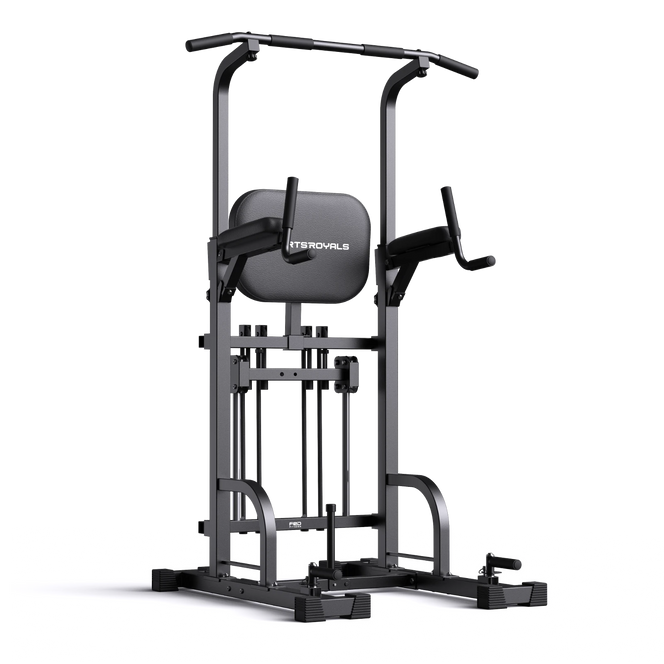 FED Fitness PT4 Sportsroyals Select Pull up Power Tower with Assistance Bands