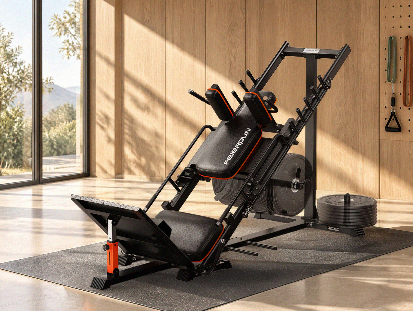 FED Fitness Feierdun Series LP1 2-in-1 Leg Press Hack Squat Machine