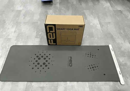 FED FITNESS Smart Yoga Mat – Durable & Sturdy, Extra Thick Non-Slip Surface, Ideal for Yoga, Pilates, and Floor Workouts
