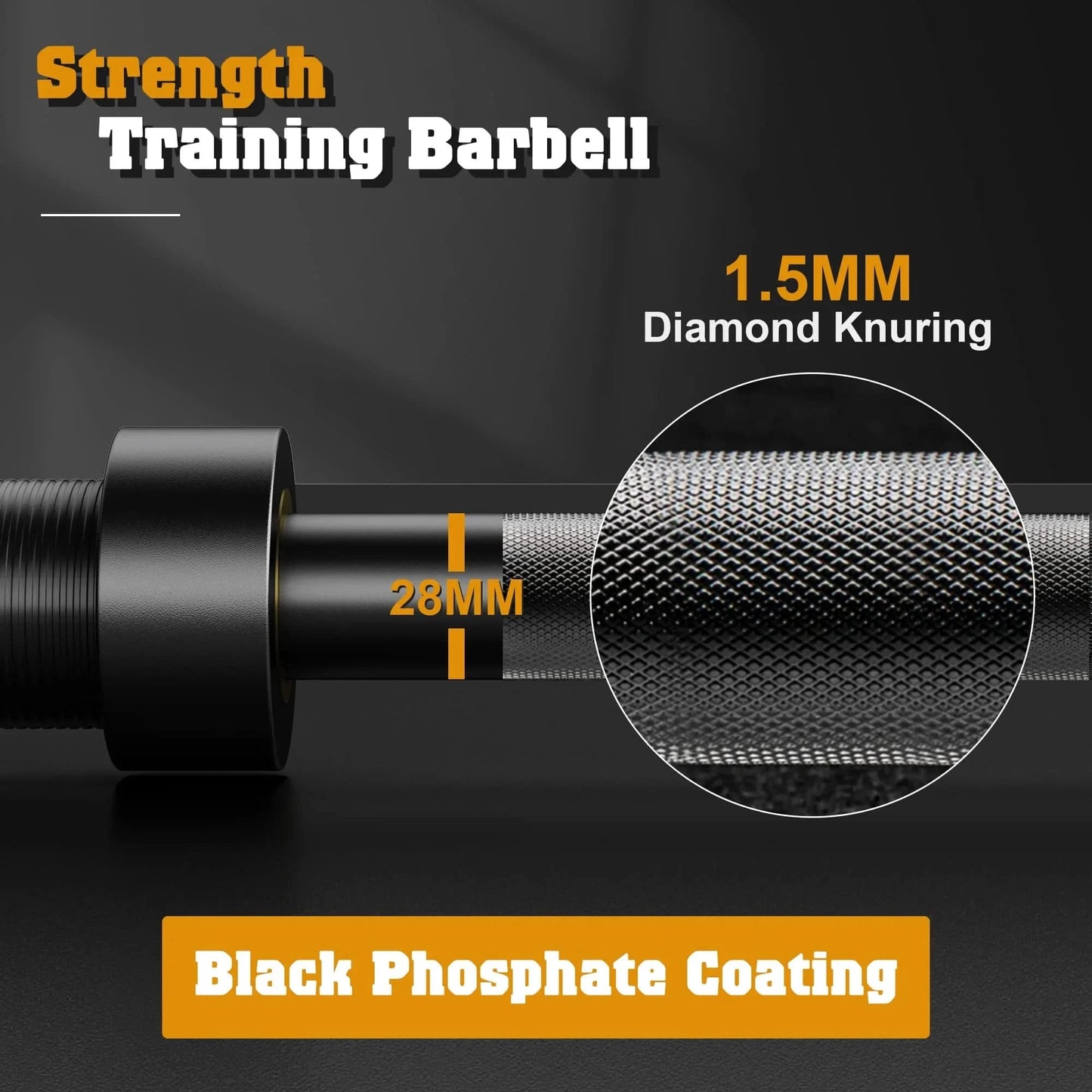 FED Fitness Feierdun Series BA2 Olympic Power Barbell