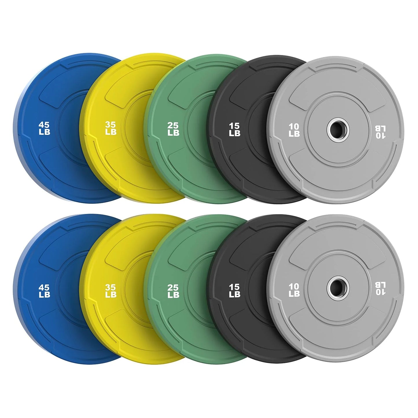 FED Fitness Sportsroyal Series 2-Inch Olympic Bumper Plates