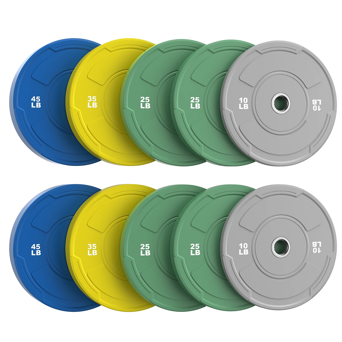FED Fitness Sportsroyal Series 2-Inch Olympic Bumper Plates