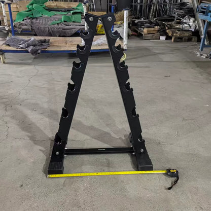 AKYEN Dumbbell Rack Stand Only, Weight Rack for Dumbbells Compact A-Frame Home Gym Space Saver