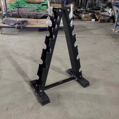AKYEN Dumbbell Rack Stand Only, Weight Rack for Dumbbells Compact A-Frame Home Gym Space Saver